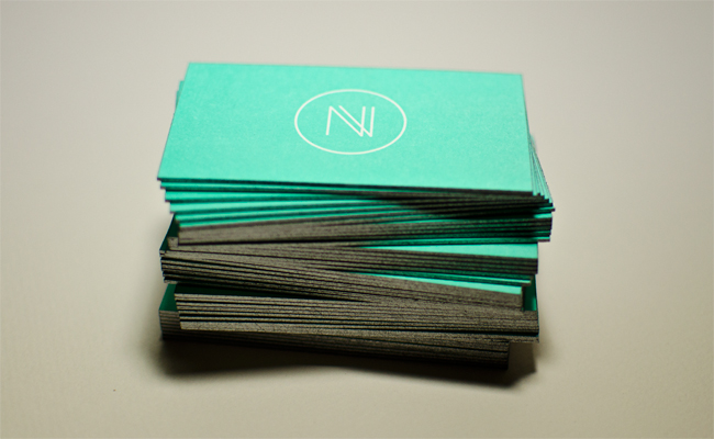 Norma Veronica Photography Letterpress Business Cards